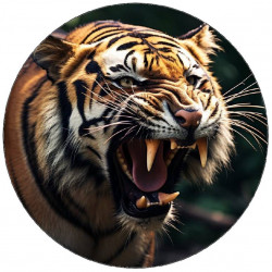 Jedlý papír tygr foto z profilu 19,5cm