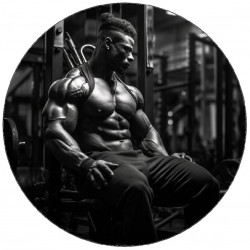 Jedlý papír muž ve fitness 19,5 cm