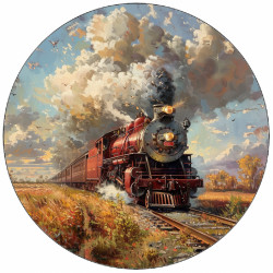 Jedlý papír vlak v krajině 19,5 cm