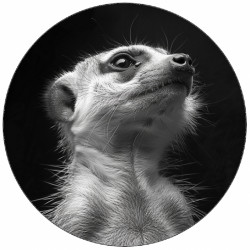 Jedlý papír surikata 19,5 cm