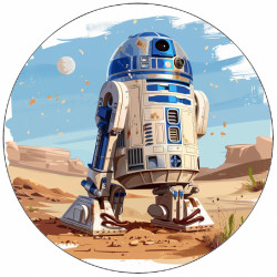 Jedlý papír Star wars R2-D2 19,5 cm