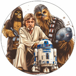 Jedlý papír Star wars 19,5 cm