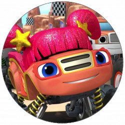 Jedlý papír Plamínek a Sparkle 19,5 cm