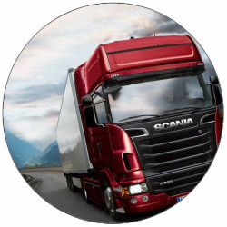 Jedlý papír kamion u svodidla 19,5 cm