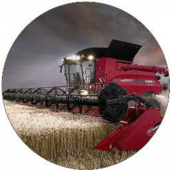 Jedlý papír červený kombajn v poli 19,5 cm