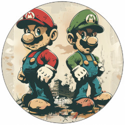 Jedlý papír Super Mário 19,5 cm