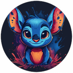 Jedlý papír Stitch animace 19,5 cm