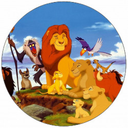 Jedlý papír Lví král 19,5 cm