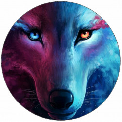 Jedlý papír Vlk 19,5 cm