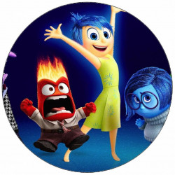 Jedlý papír V hlavě Emoce 19,5 cm