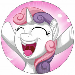 Jedlý papír My little pony Bella 19,5 cm