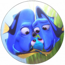 Jedlý papír Dory s rodiči 19,5 cm