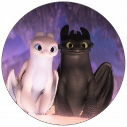 Jedlý papír Jak vycvičit draka draci 19,5 cm