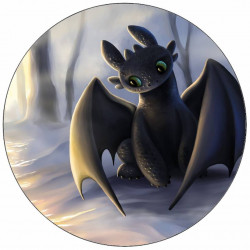 Jedlý papír Jak vycvičit draka Bezzubka v lese 19,5 cm