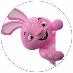 Jedlý papír roztomilý králíček 19,5 cm