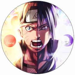 Jedlý papír Naruto Ashura/Indra 19,5 cm