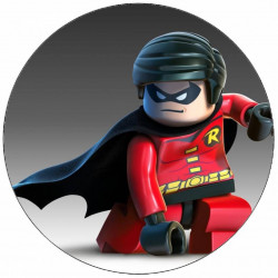Jedlý papír Lego Robin 19,5 cm