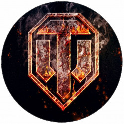 Jedlý papír World of Tank logo 19,5 cm
