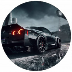 Jedlý papír Need for Speed Nissan GT-R 19,5 cm
