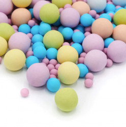 Zdobení choco kuličky XL, bubble gum 160g