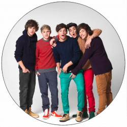 Jedlý papír One direction 19,5 cm