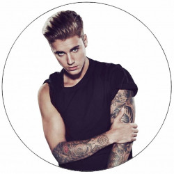 Jedlý papír Justin Bieber 19,5 cm