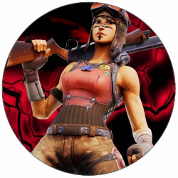 Jedlý papír Fortnite bojovnice 19,5 cm