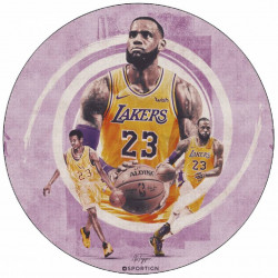 Jedlý papír LeBron James Lakers 19,5 cm