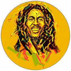 Jedlý papír Bob Marley animace 19,5 cm