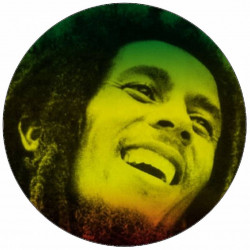 Jedlý papír Bob Marley usmívající se 19,5 cm