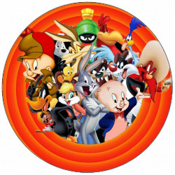 Jedlý papír Looney Tunes postavy 19,5 cm