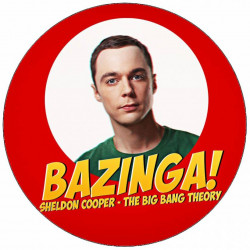 Jedlý papír The big bang theory - Teorie velkého třesku Sheldon 19,5 cm