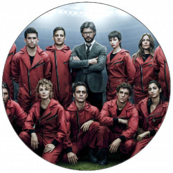 Jedlý papír Papírový dům - La casa del papel hlavní postavy 19,5 cm