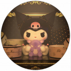 Jedlý papír Kuromi pirát 19,5 cm