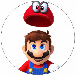 Jedlý papír Super Mario 19,5 cm