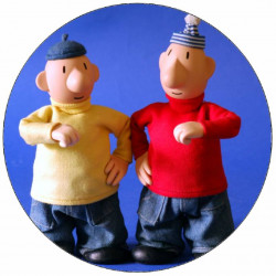 Jedlý papír Pat a Mat fialové pozadí 19,5 cm