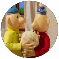 Jedlý papír Pat a Mat s těstem 19,5 cm