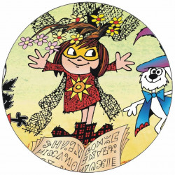 Jedlý papír Malá čarodějnice 19,5 cm