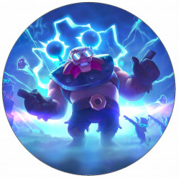 Jedlý papír Clash Royale Golem 19,5 cm