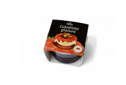 Cukrářská glazura jahodová 200g
