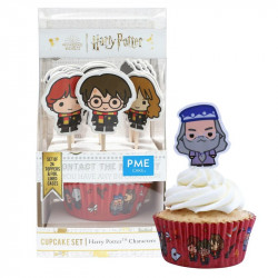 Košičky a zápichy Harry Potter, set 24ks