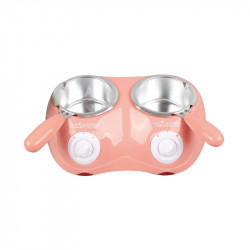 Temperovací přístroj na čokoládu růžový včetně forem a příslušenství