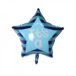 Fóliový balónek hvězda modrá 56cm