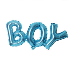 Fóliový balónek Boy modrý 95x38cm