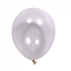 Latexové balónky stříbrné 50ks 30cm