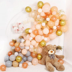 Balónková girlanda oranžová 128ks - Cakesicq