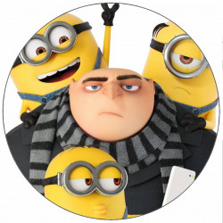 Jedlý papír Já, padouch Gru a mimoni 19,5 cm