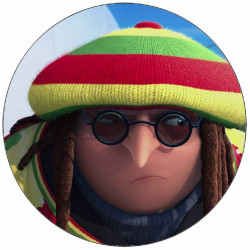 Jedlý papír Já, padouch Gru jamajčan 19,5 cm