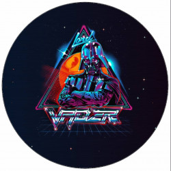 Jedlý papír Star wars Darth Vader neon 19,5 cm