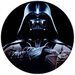 Jedlý papír Star wars Darth Vader tmavé pozadí 19,5 cm